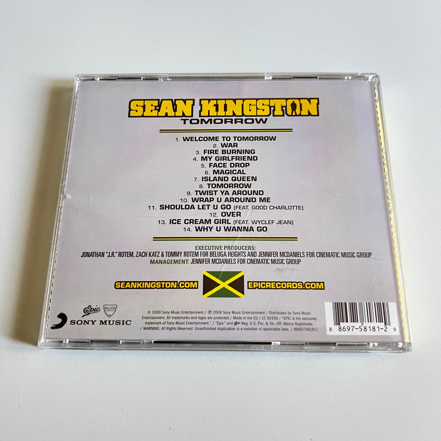 CD - Sean Kingston - Tomorrow - 2009