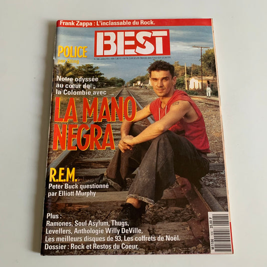 Magazine - Best 306 Jan/Fev 1994 - Mano Negra - R.E.M. - Police