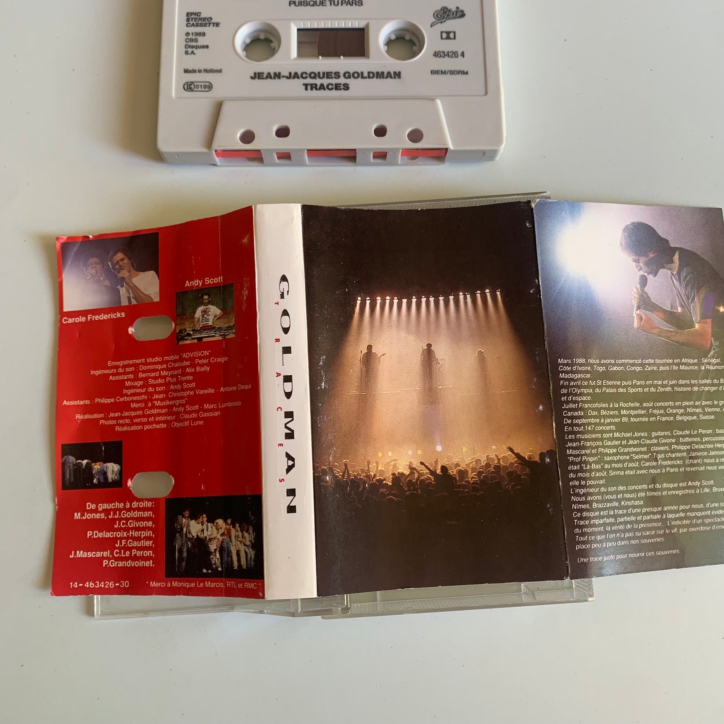 Jean Jacques Goldman - Traces - 1989 Occasion