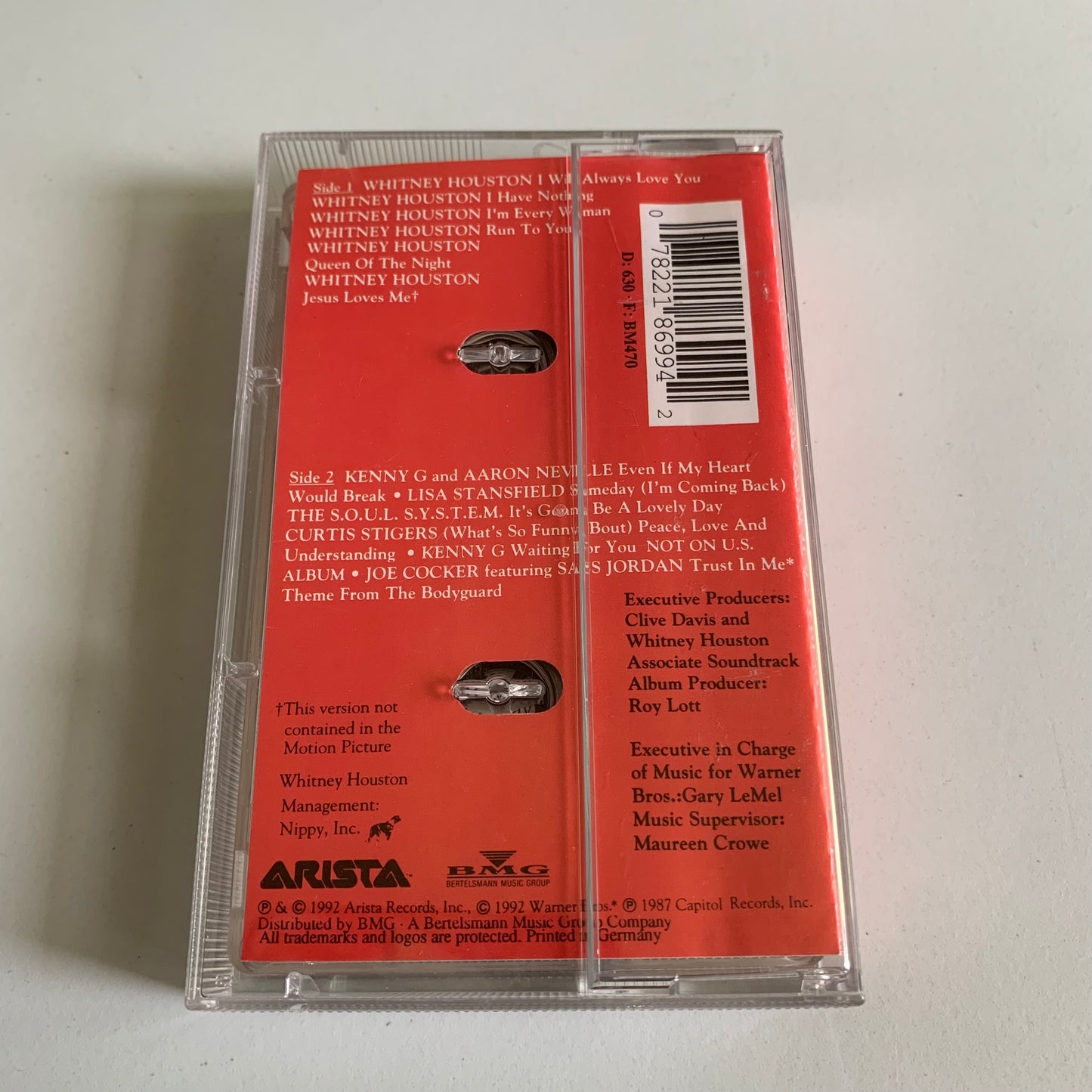 Variétés Compilation - Whitney Houston - The Bodyguard - 1992 Occasion