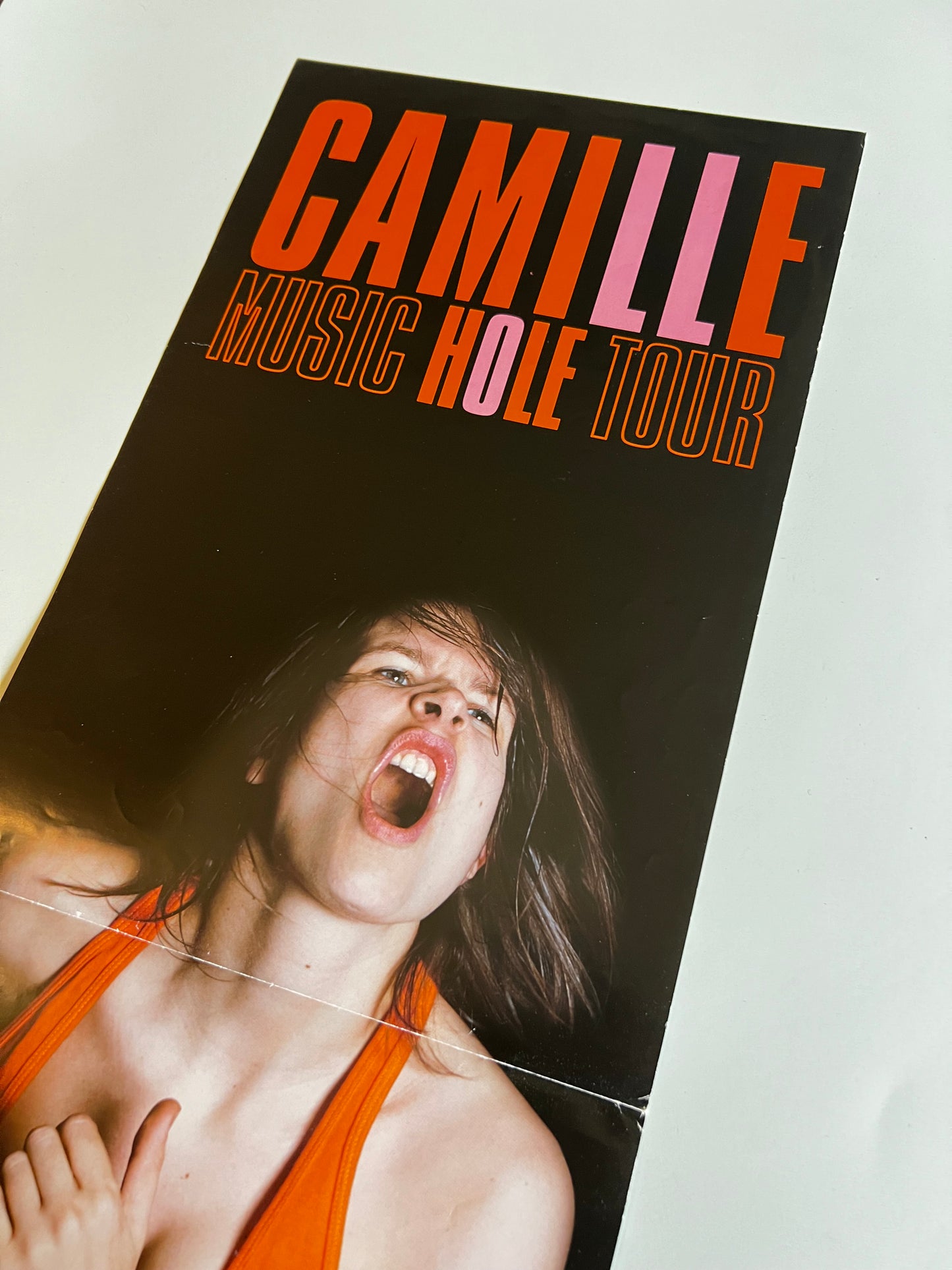 Affiche Poster Original Concert Camille Music Hole Tour 2008 - 60x20cm