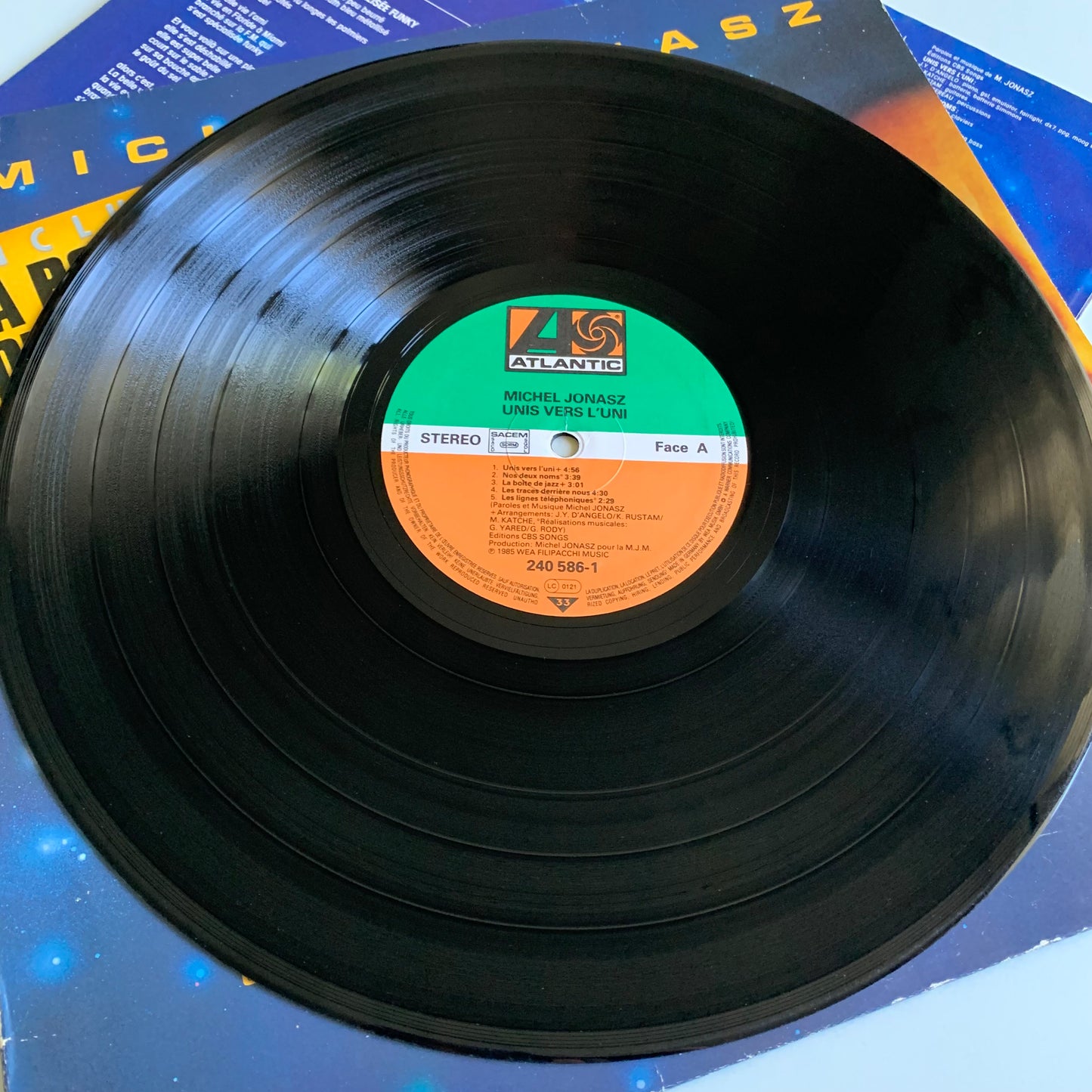 Michel Jonasz - Unis Vers L'uni - 33 tours 1985 Occasion