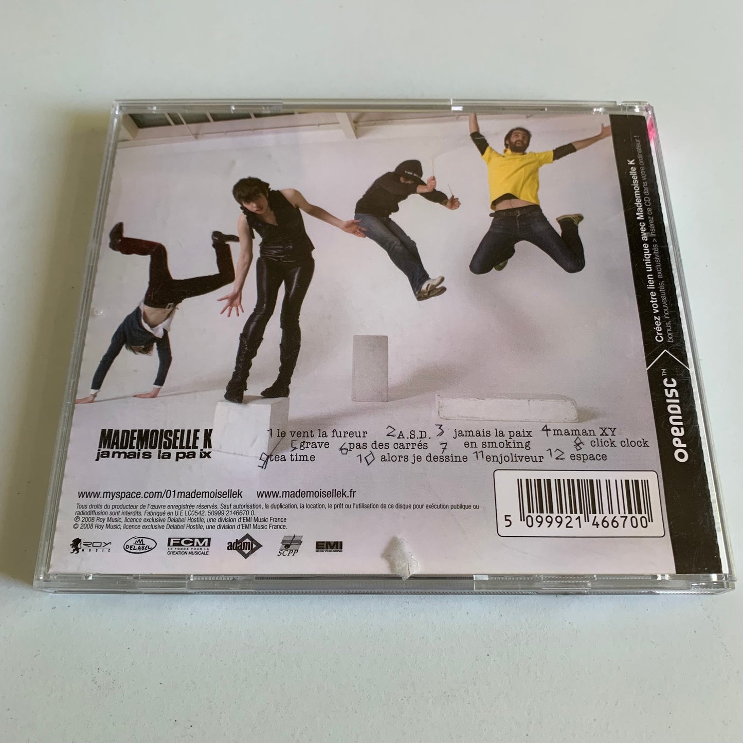 Mademoiselle K - Jamais La Paix - 2008 Occasion