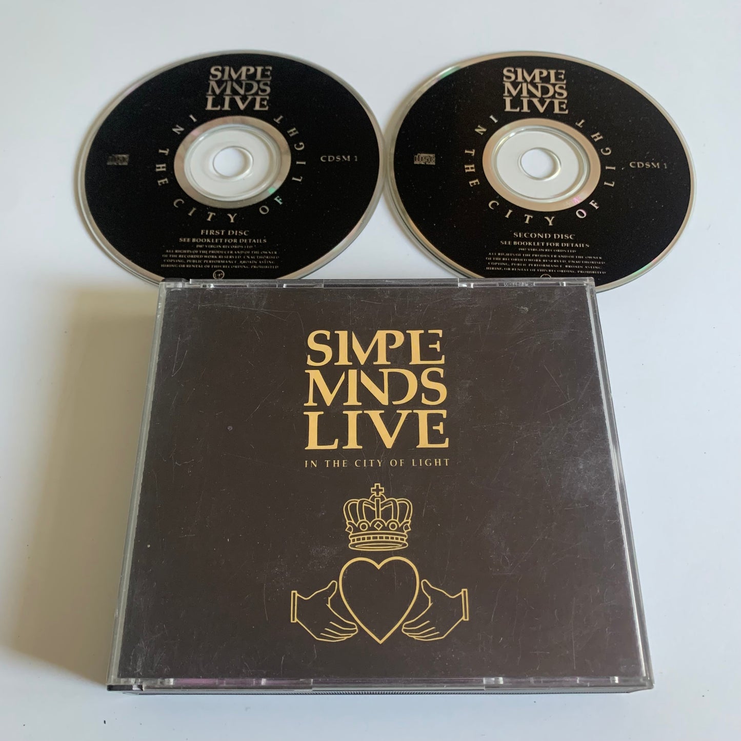 CD - Simple Minds - Live In The City Of Light - 1987 Occasion