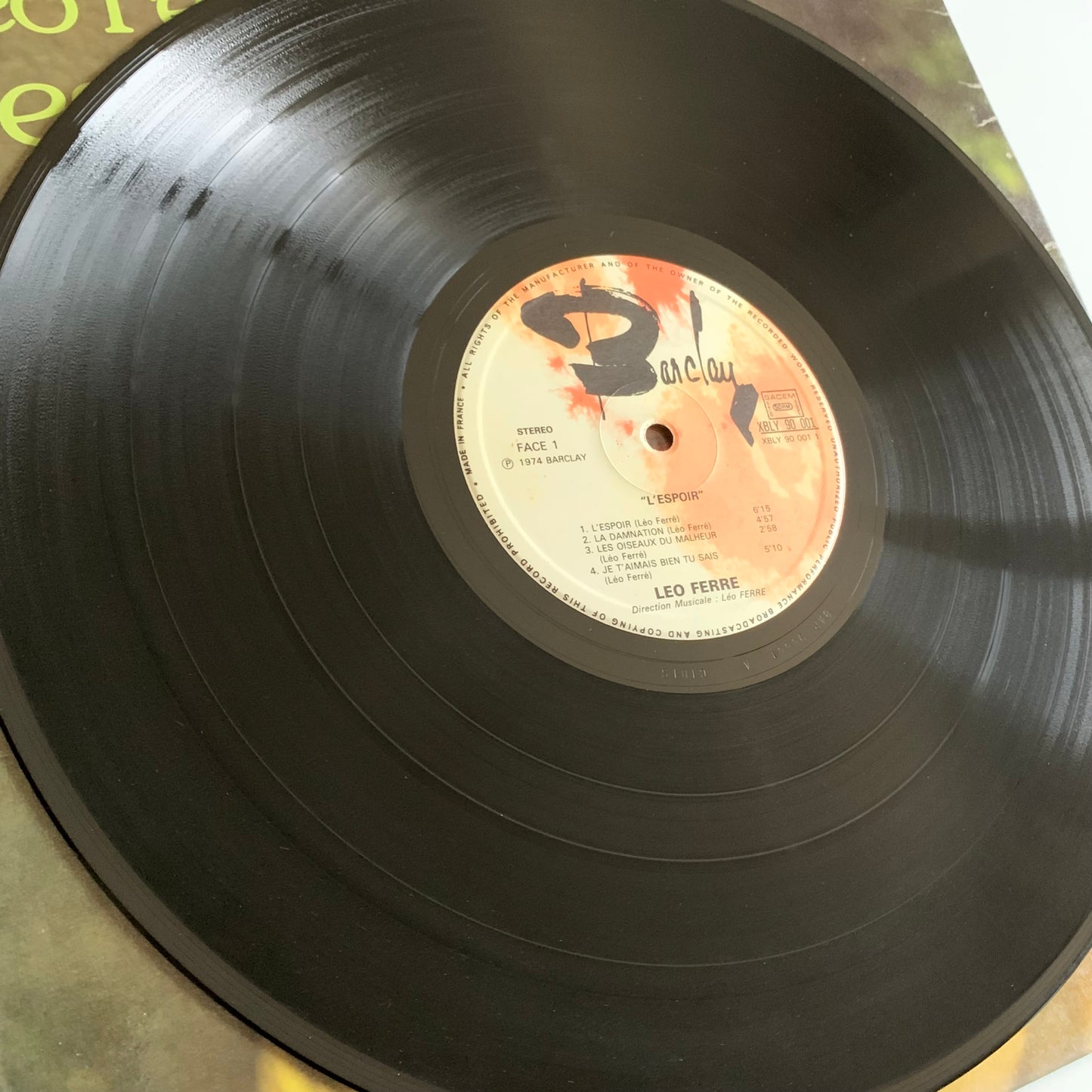 Léo Ferré - L'espoir - LP 1974