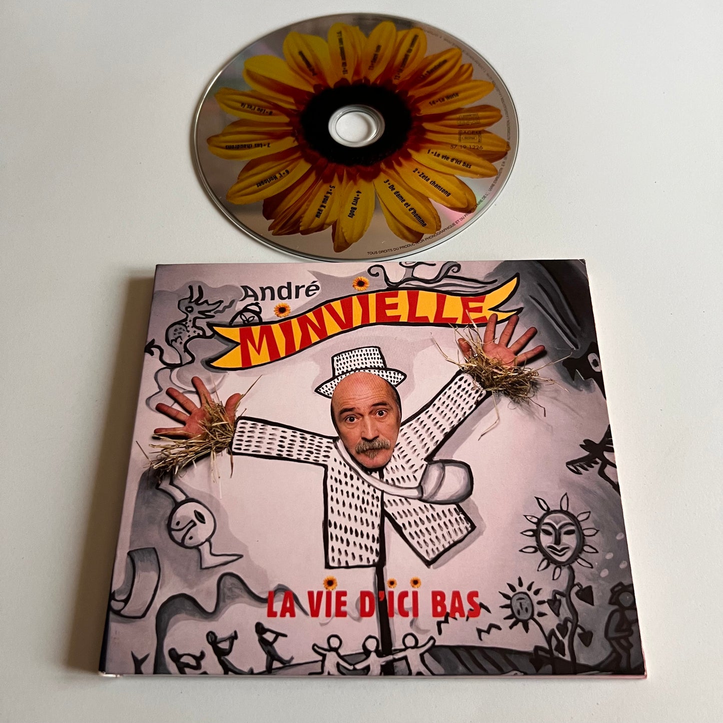 CD - André Minvielle - La Vie d'Ici Bas - Dedicacé - 2007