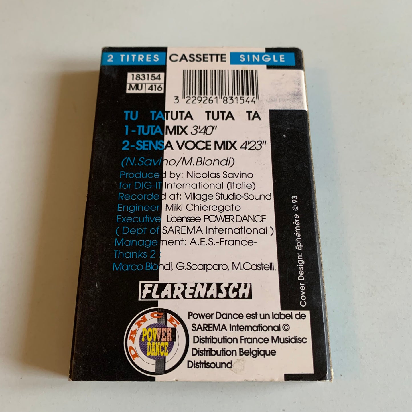 Pin-Occhio - Tu Tatuta Tuta Ta - Single 1993 Occasion