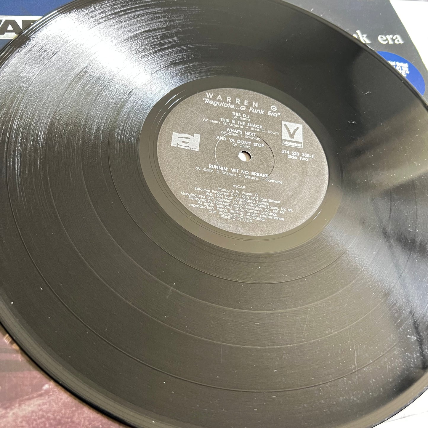 Warren G - Regulate. G Funk Era - OG LP 1994