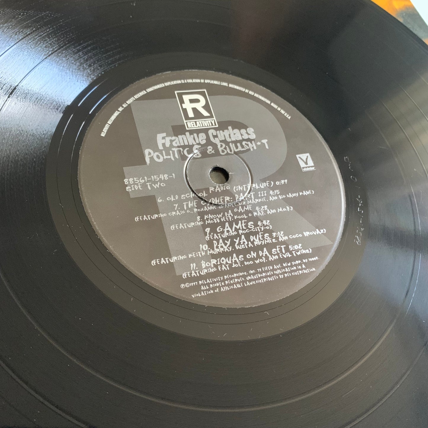 Frankie Cutlass - Politics & Bullsh*t - LP 1997