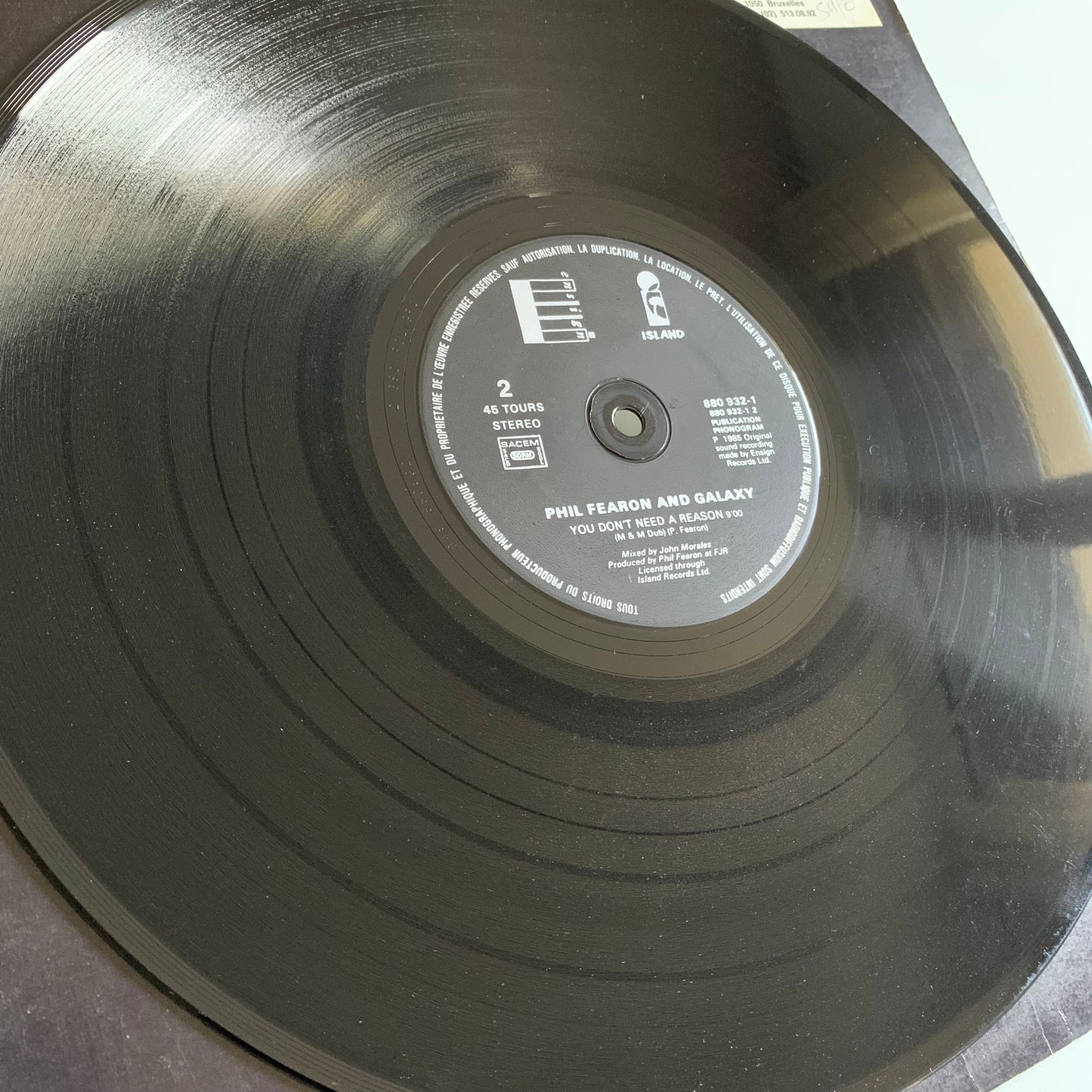 Phil Fearon And Galaxy - You Don't Need A Reason - Single 1985