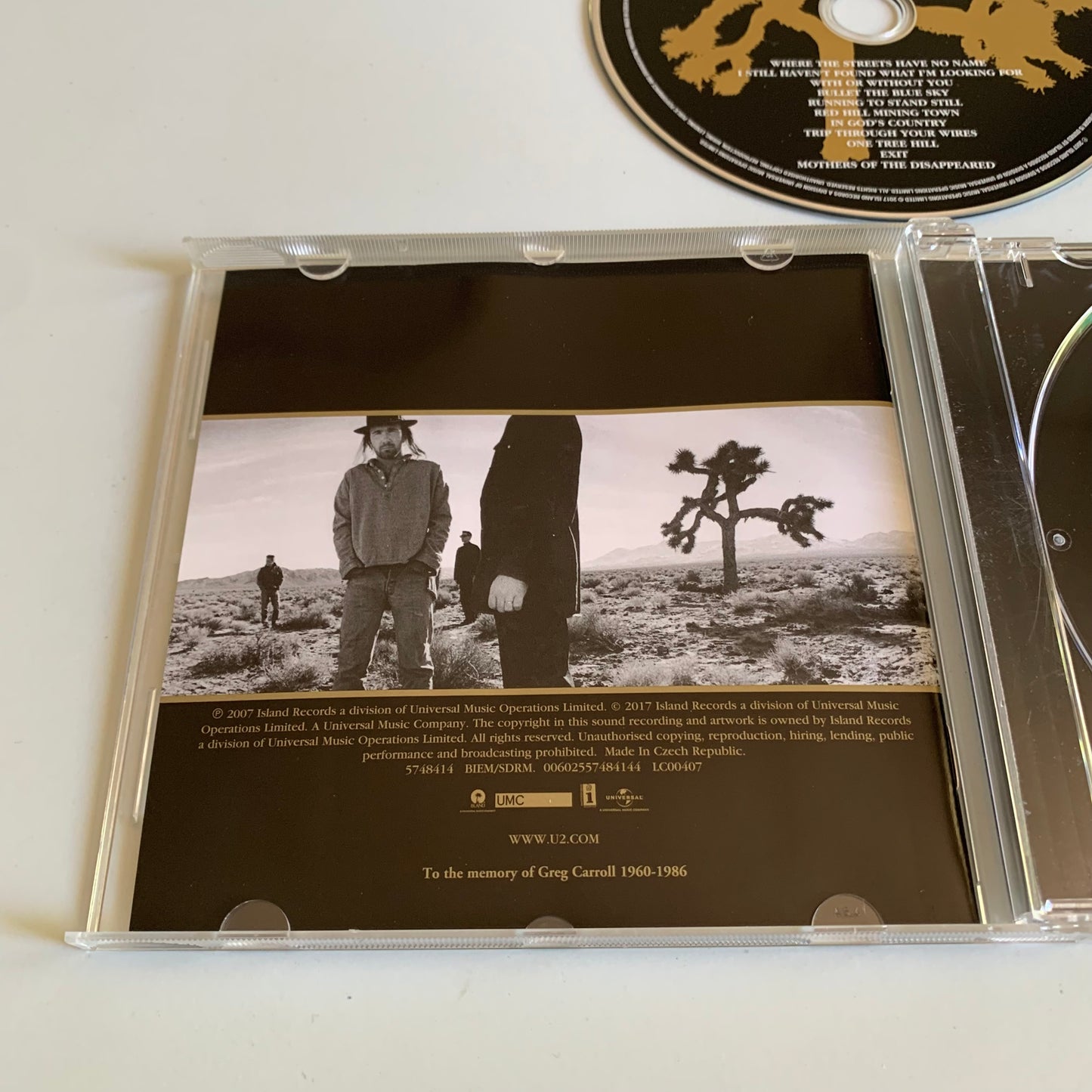 U2 - The Joshua Tree - 2017 Occasion