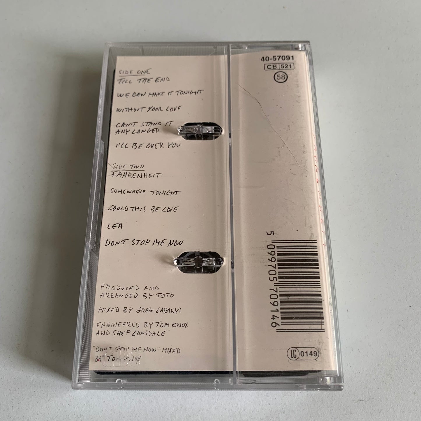 Toto - Fahrenheit - 1986 Occasion