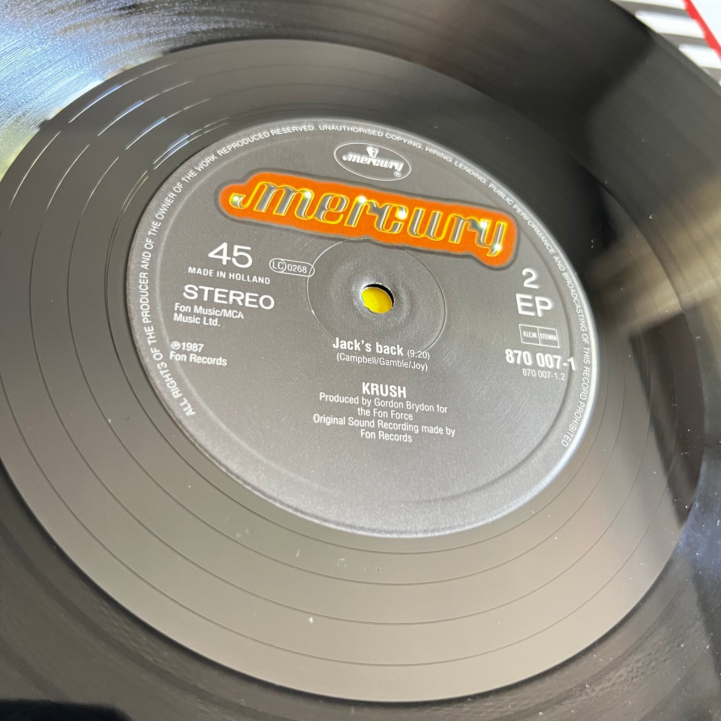 Krush - House Arrest - Maxi Single 1987