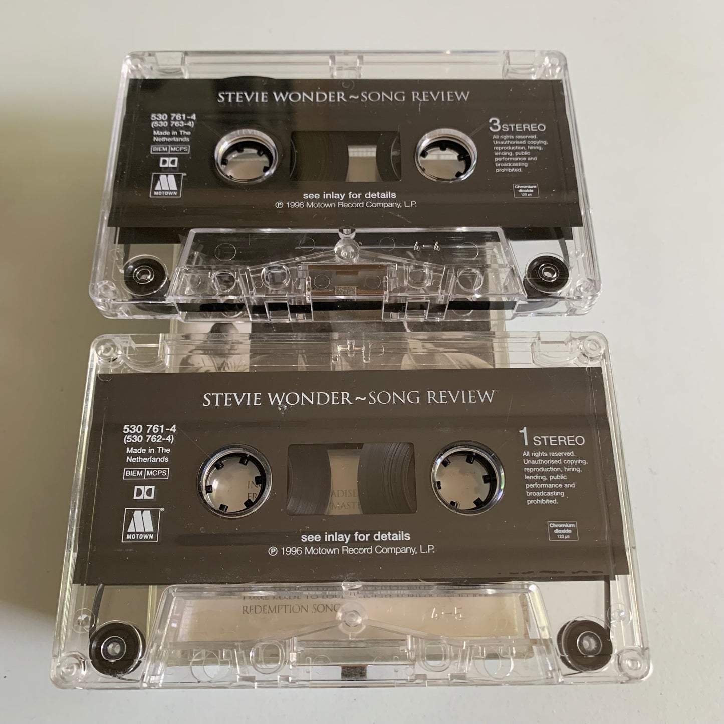 Stevie Wonder - Song Review / A Greatest Hits Collection - 1996 Occasion