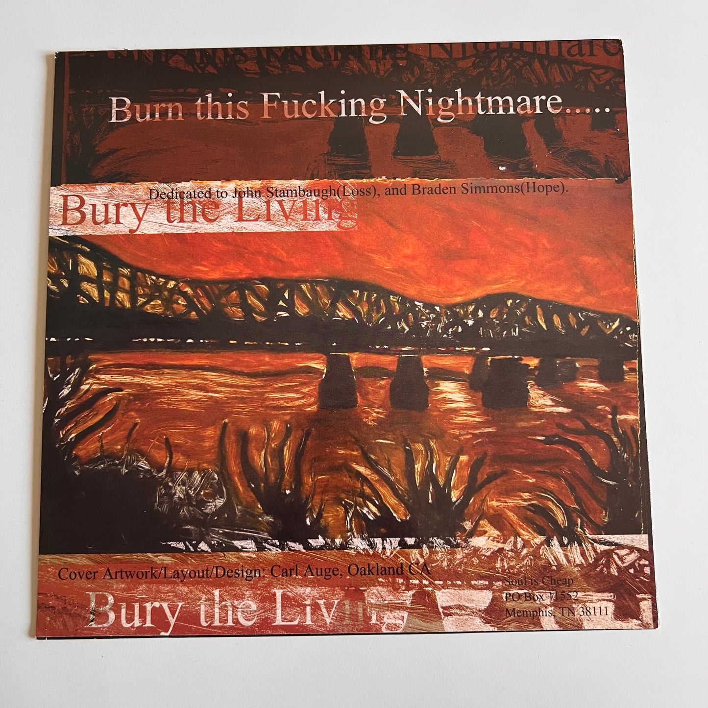 Bury The Living - Burn This Fucking Nightmare - LP 2004