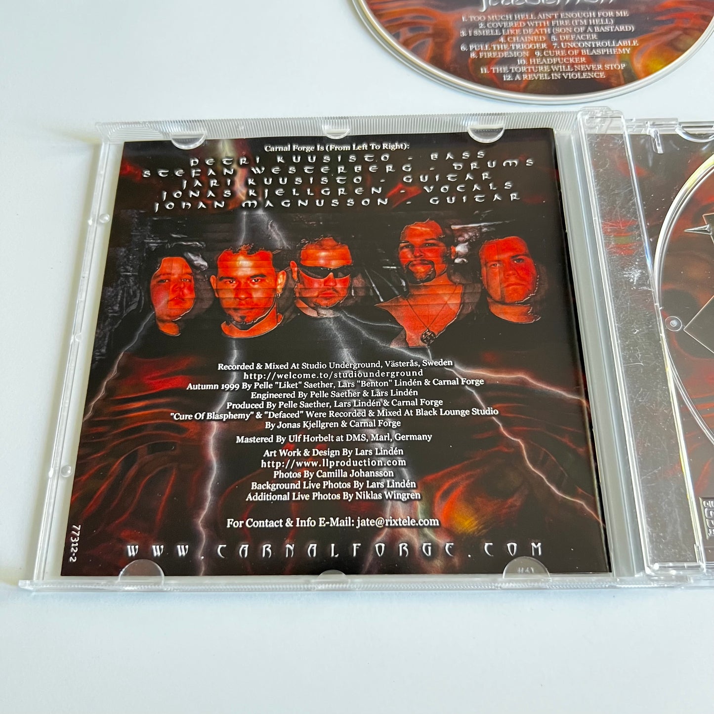 CD - Carnal Forge - Firedemon - 2000