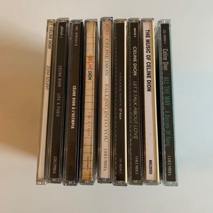 CD - Céline Dion - Lot 8 Album + 1 Maxi Single - Occasion