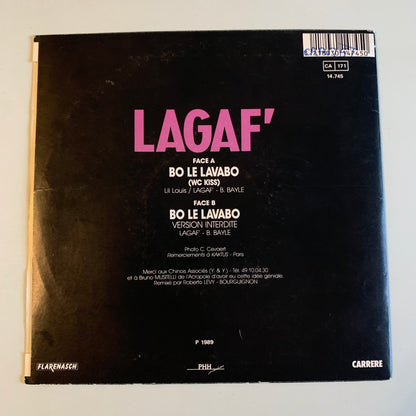 Lagaf' - Bo Le Lavabo - Single 1989 Occasion