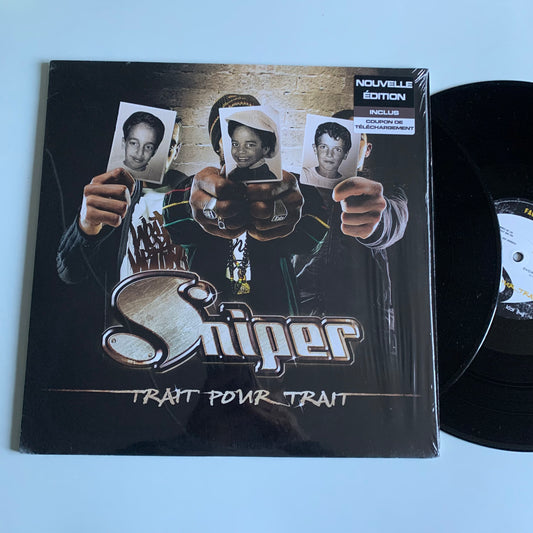 Sniper - Trait Pour Trait - Double LP 2019 - Occasion