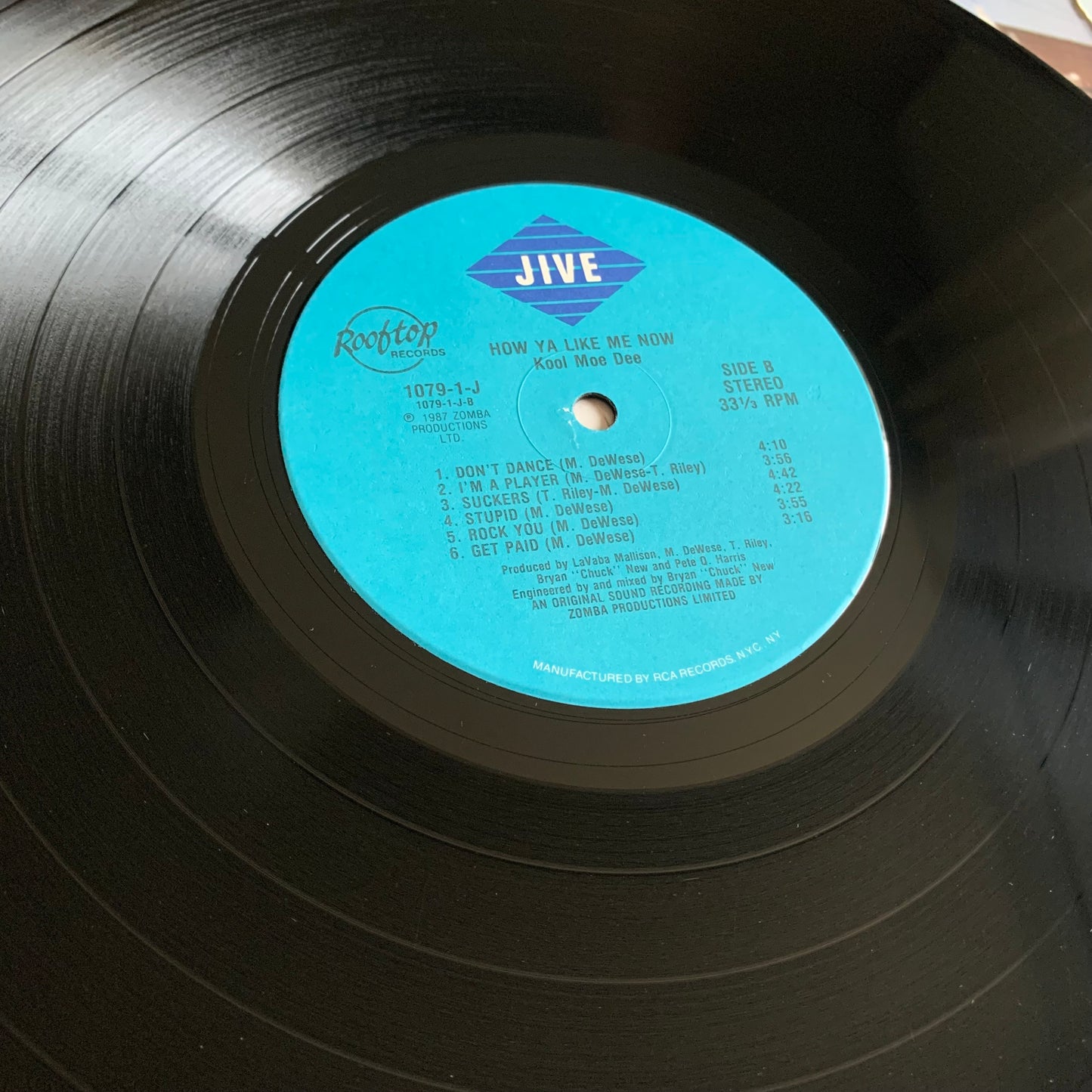 Kool Moe Dee - How Ya Like Me Now - LP 1987
