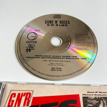 CD - Guns N' Roses - G N' R Lies - 1988