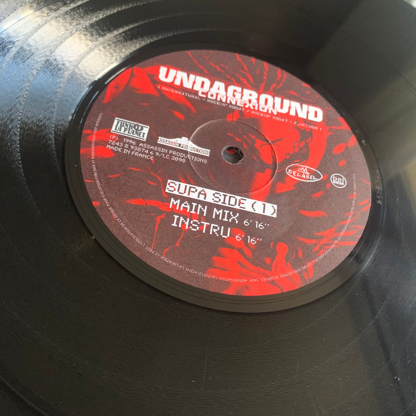 Supernatural - Rockin' Squat - Assassin - Undaground Connexion - Single 1996