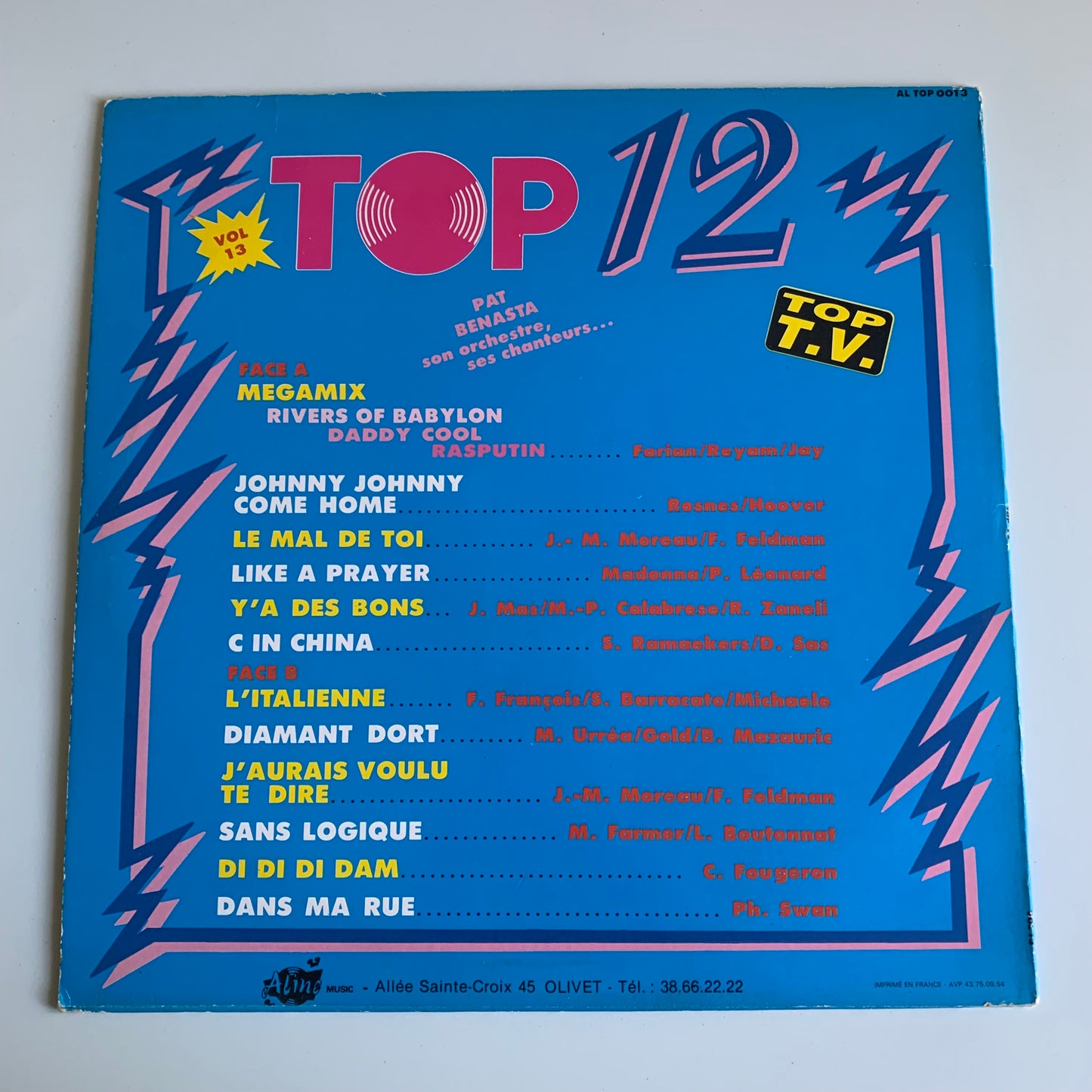 Pat Benasta Son Orchestre, Ses Chanteurs - Top 12 Vol. 13 - 33 tours Occasion