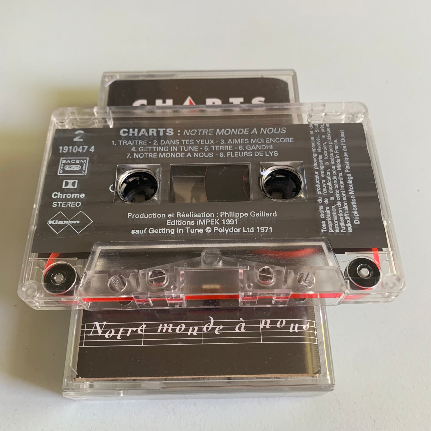 Charts - Notre Monde A Nous - 1993 Occasion