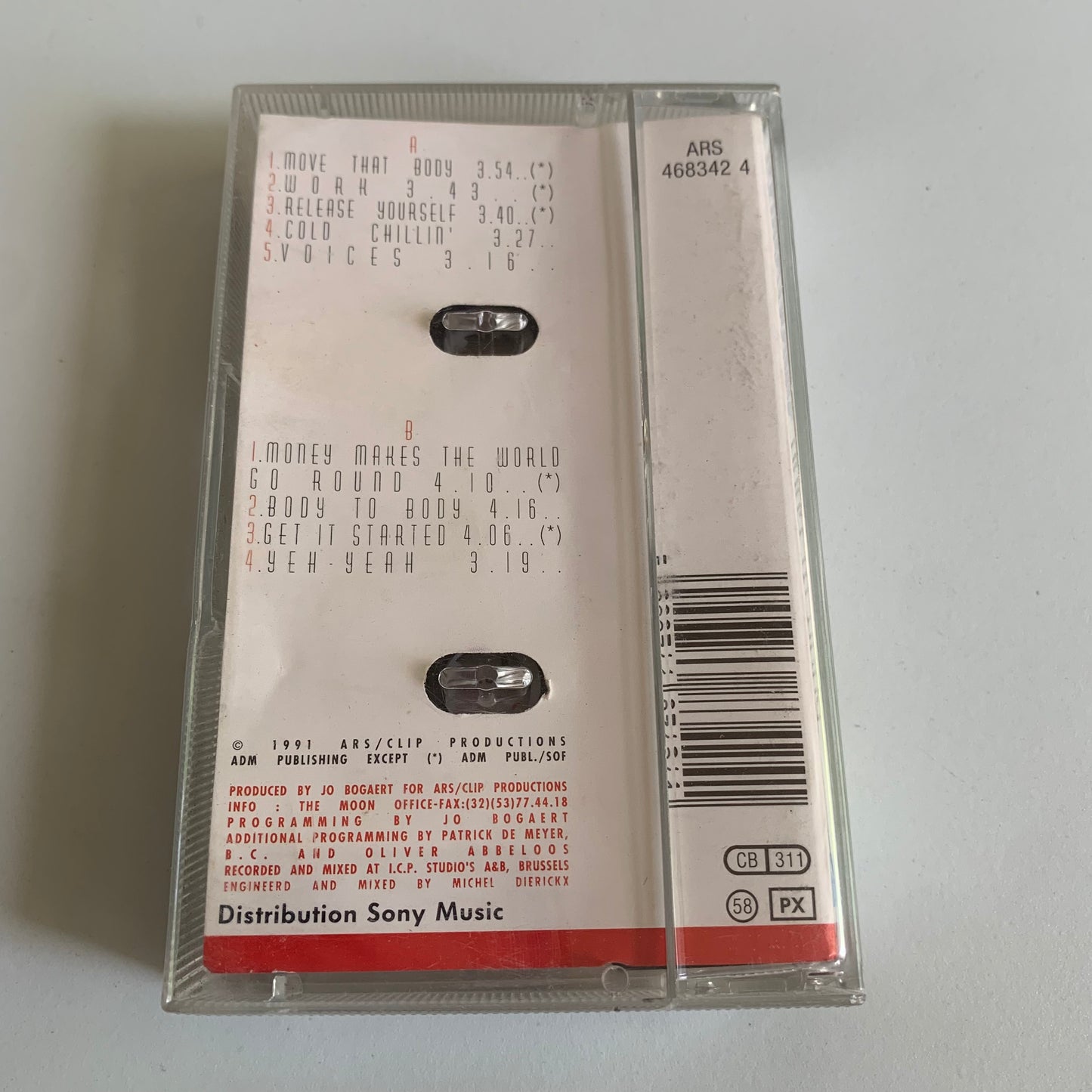 Technotronic - Body To Body - 1991 Occasion