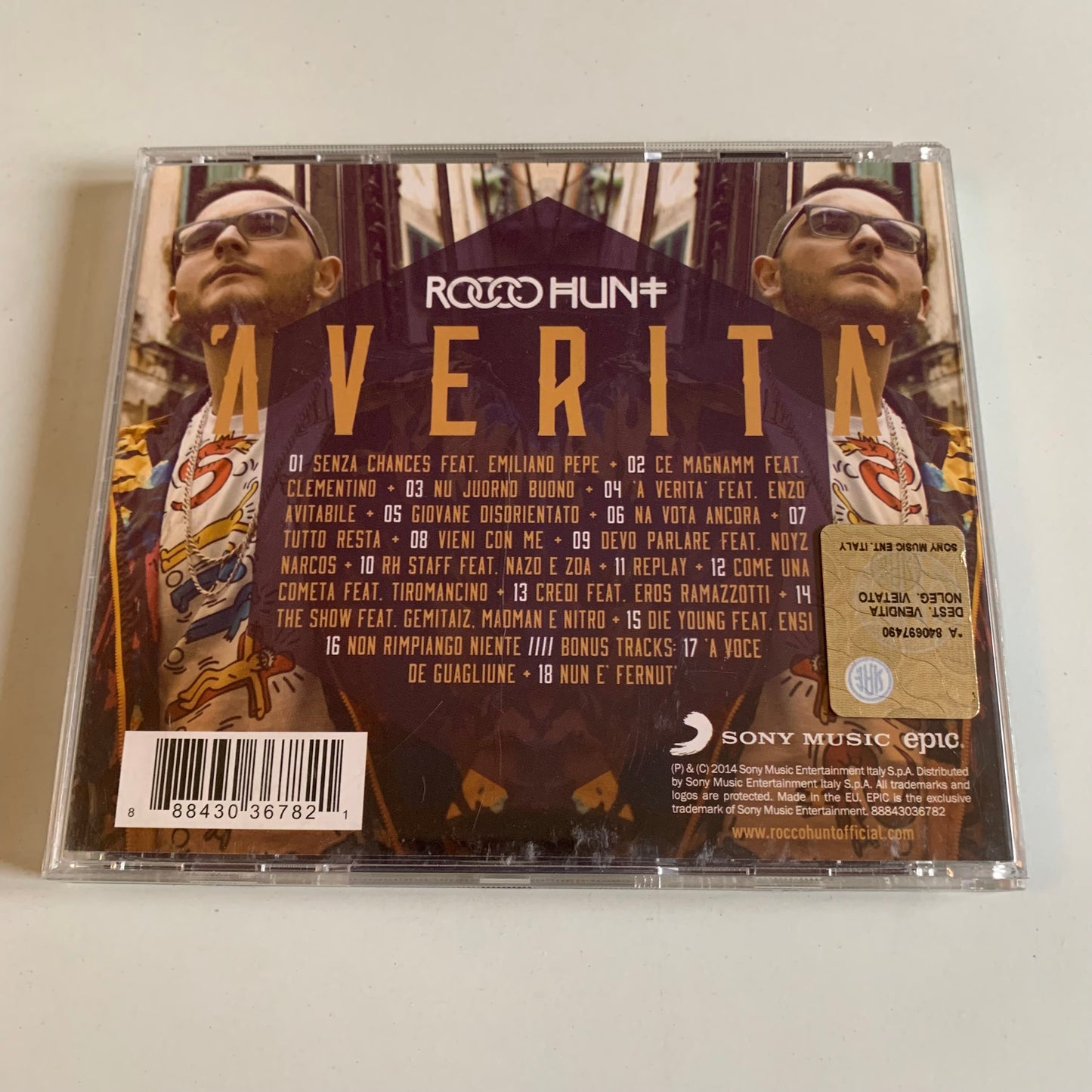 CD - Rocco Hunt - 'A Verità - 2014 Occasion