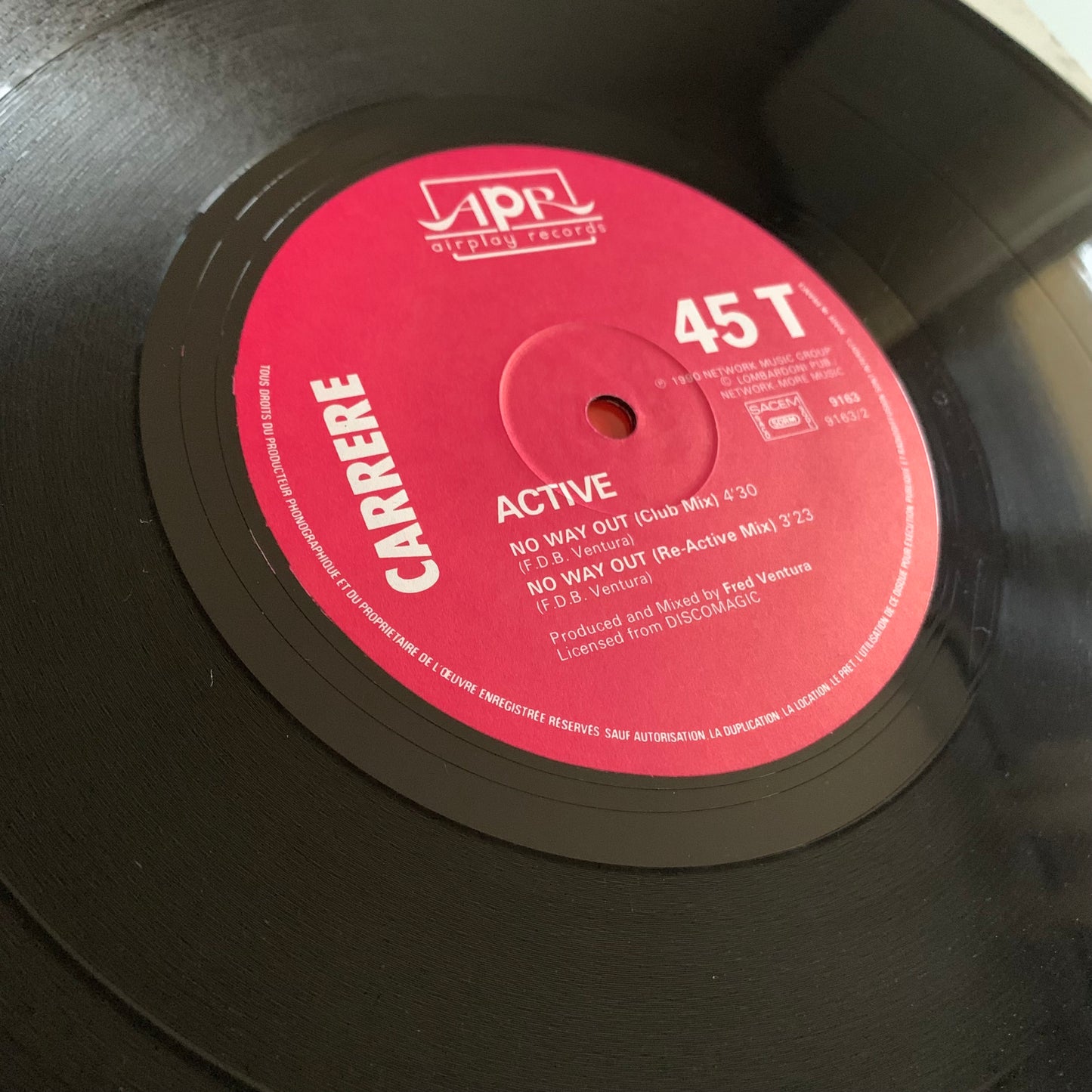 Active - No Way Out - Single 1990
