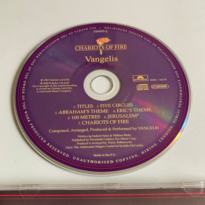 CD - Vangelis - Chariots Of Fire - 2000 Occasion