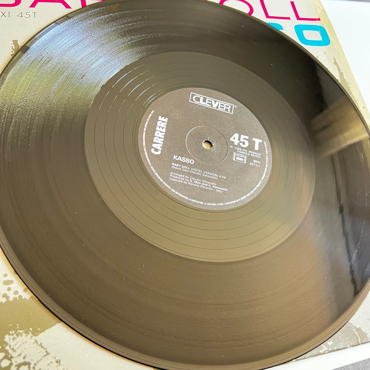 Kasso - Baby Doll - Maxi Single 1985