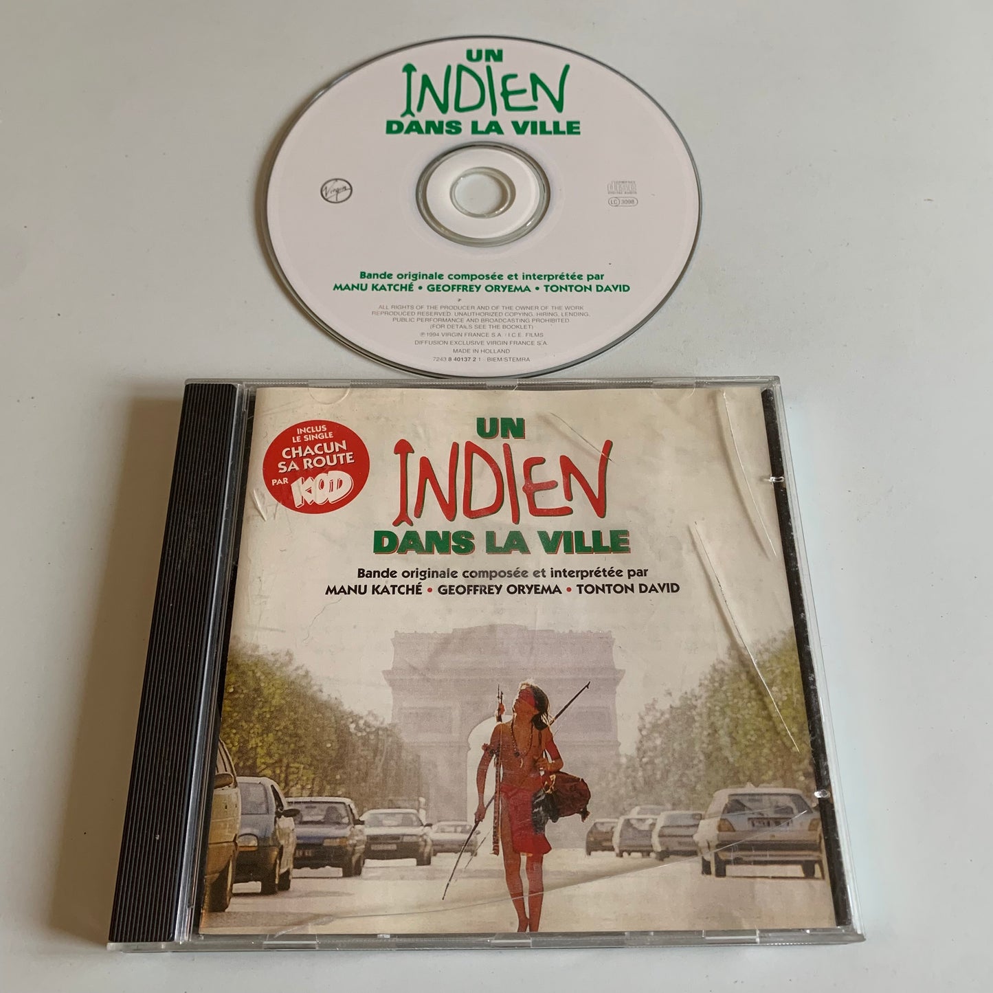 CD - Un Indien Dans La Ville - Bande Originale du Film - 1994