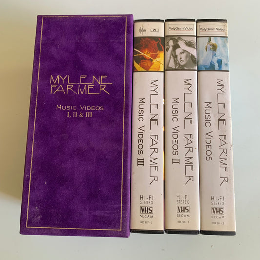 Mylène Farmer - Music Videos I, II & III - VHS 2000 Occasion