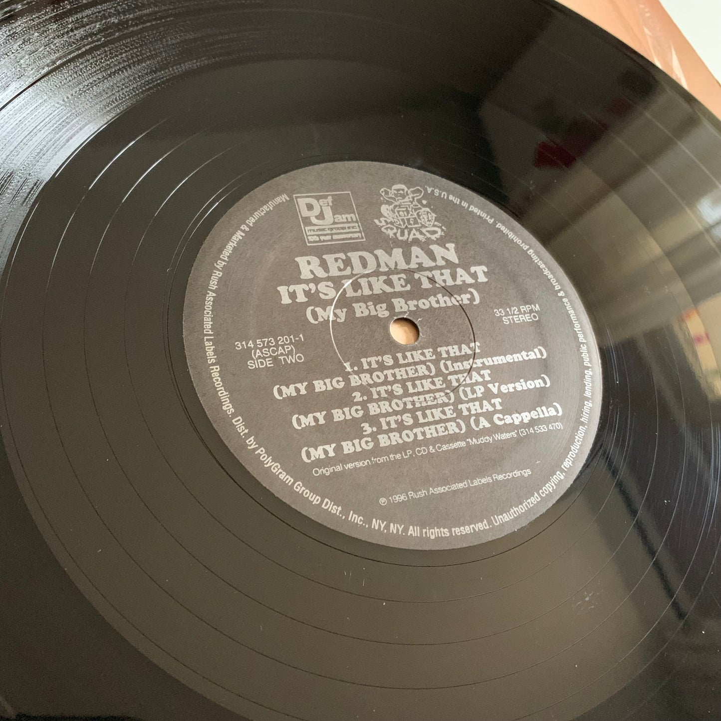 Redman - It's Like That (My Big Brother) - Single 1996