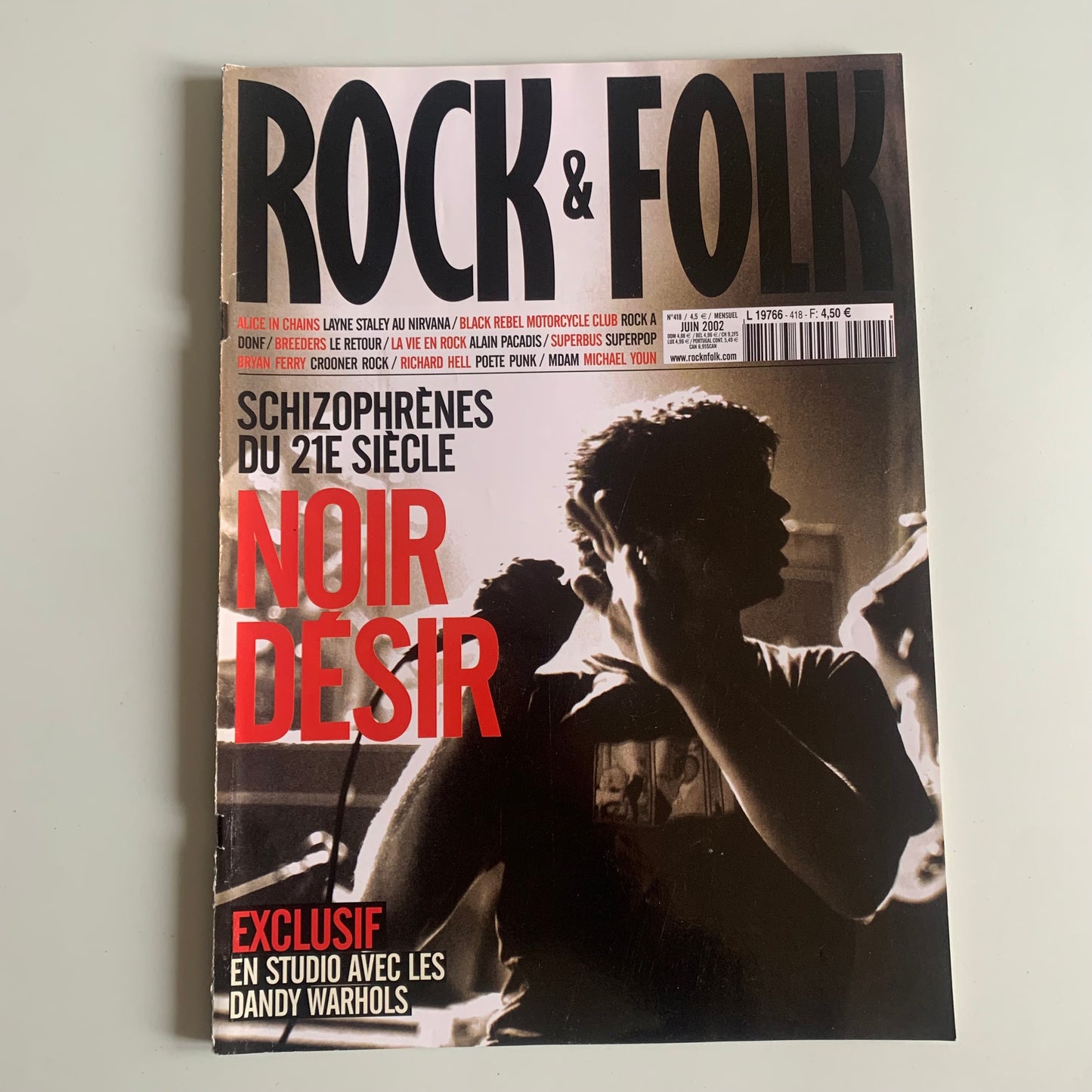 Magazine Rock & Folk - Nº418 Juin 2002