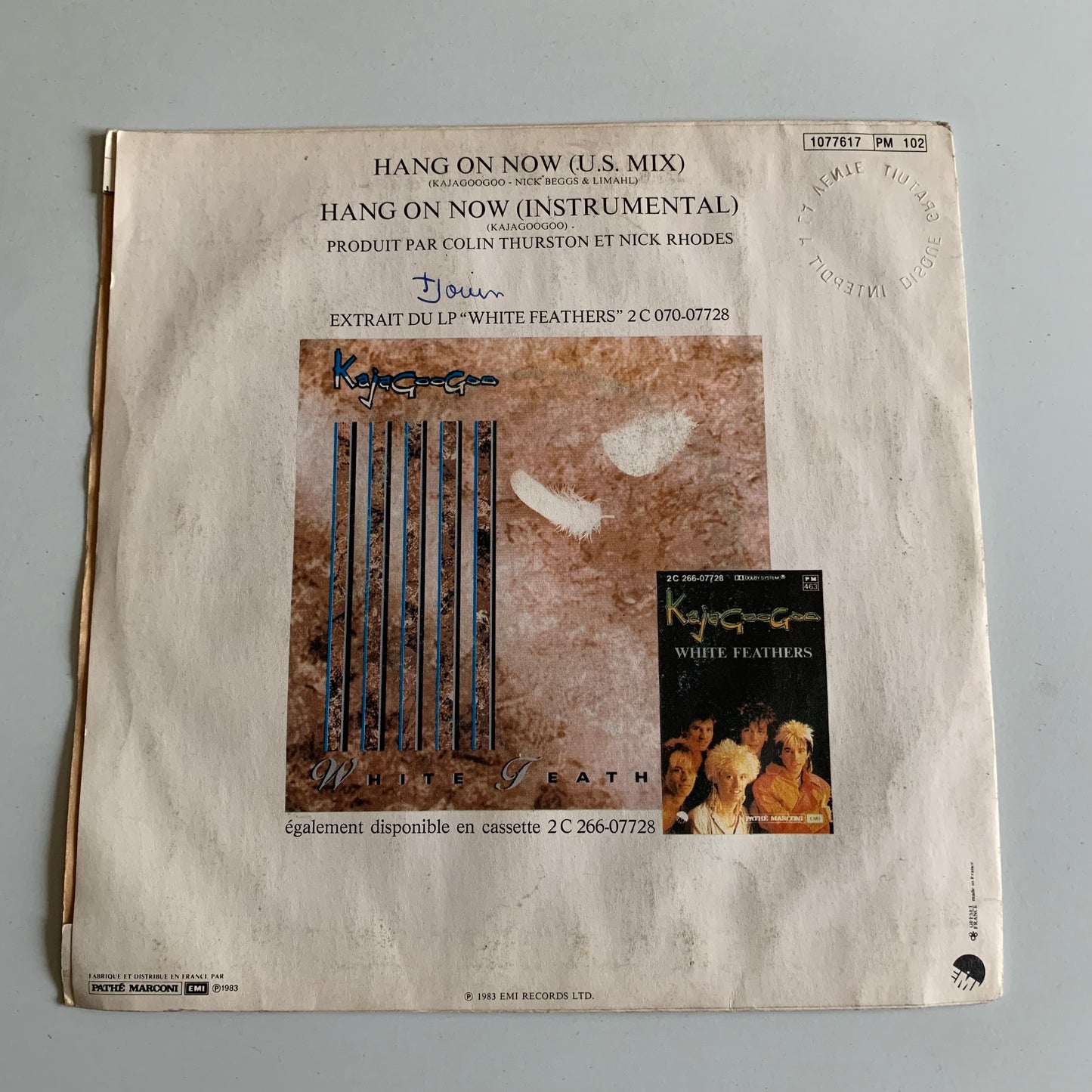 Kajagoogoo - Hang On Now - Single 1983 Occasion