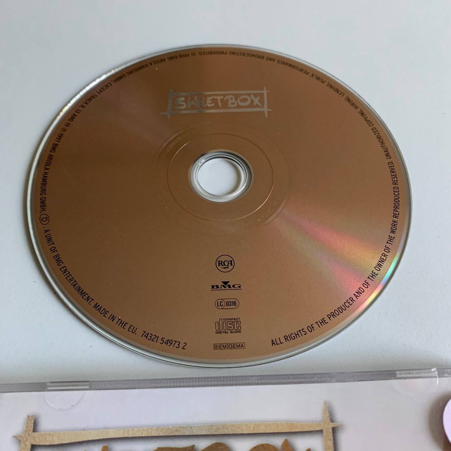CD - Sweetbox - Sweetbox - 1998