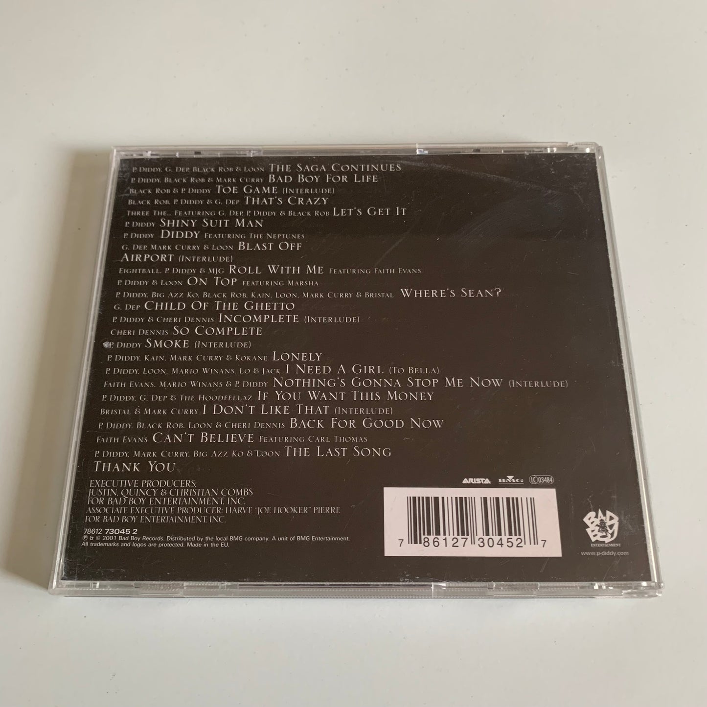 CD - P. Diddy - The Bad Boy Family - 2001 Occasion