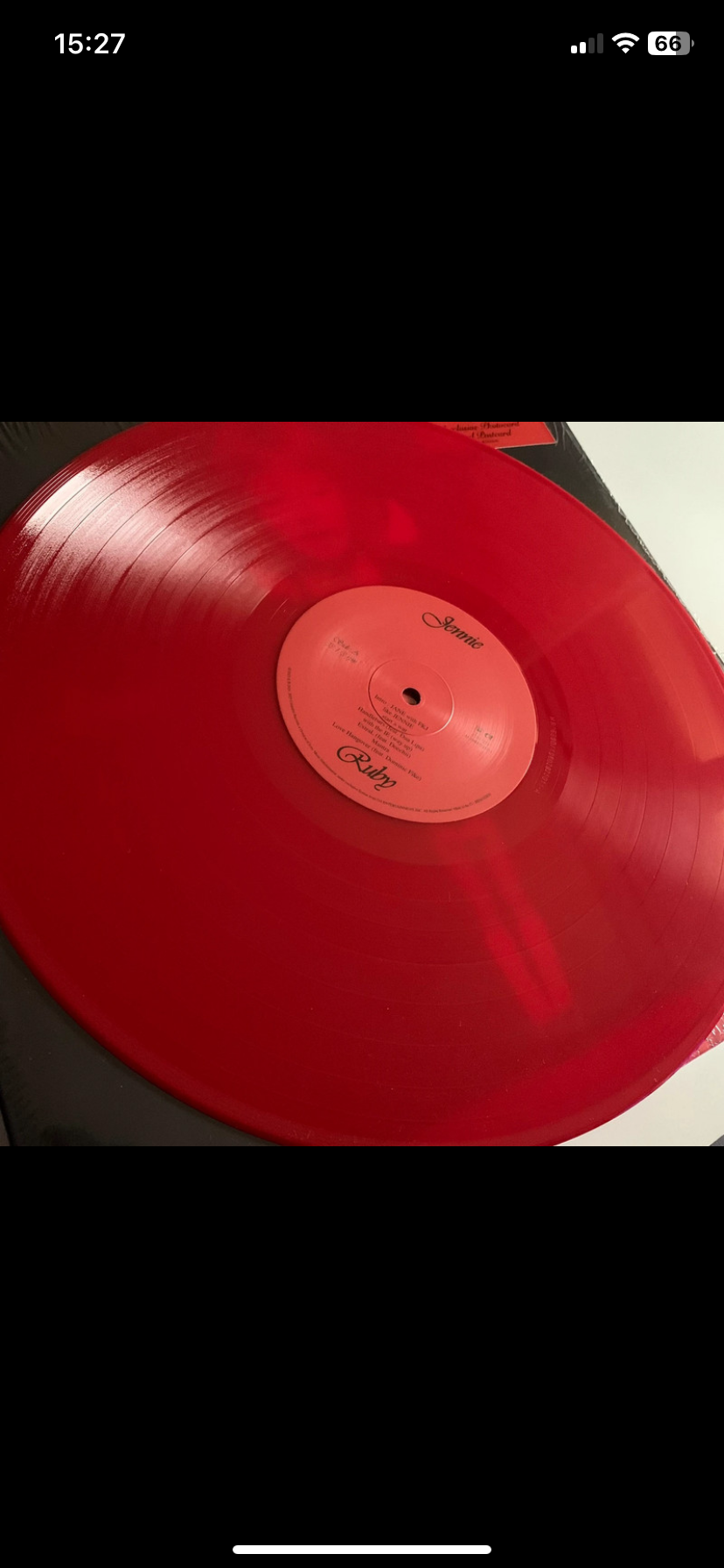 Jennie - Ruby - Exclusive Translucent Red Vinyl - LP 2025 Occasion
