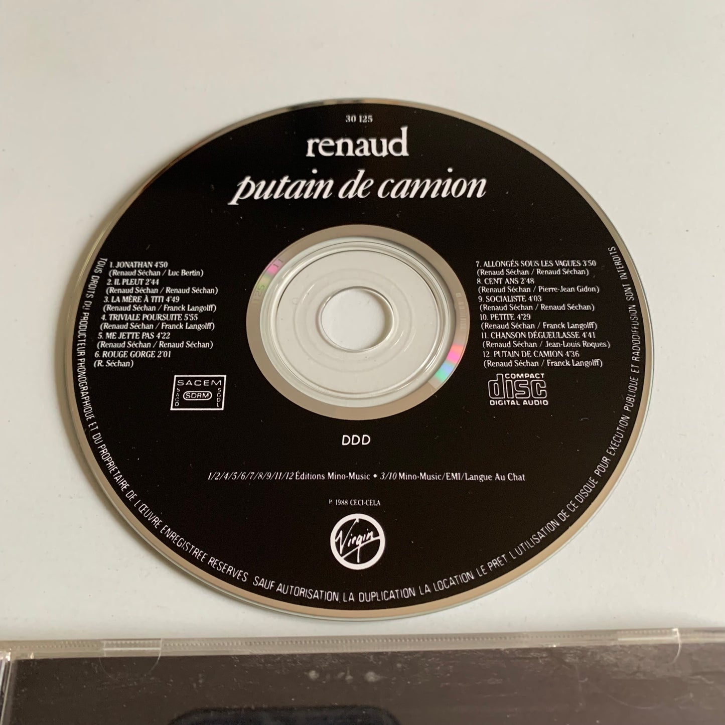 CD - Renaud - Putain De Camion - 1988 Occasion