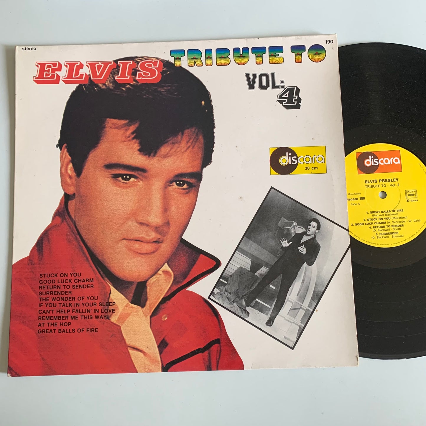 Tribute To Elvis Presley Vol. 4 - LP Occasion