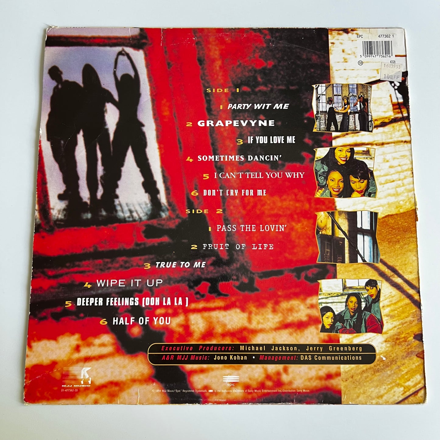 Brownstone - From The Bottom Up - LP 1994