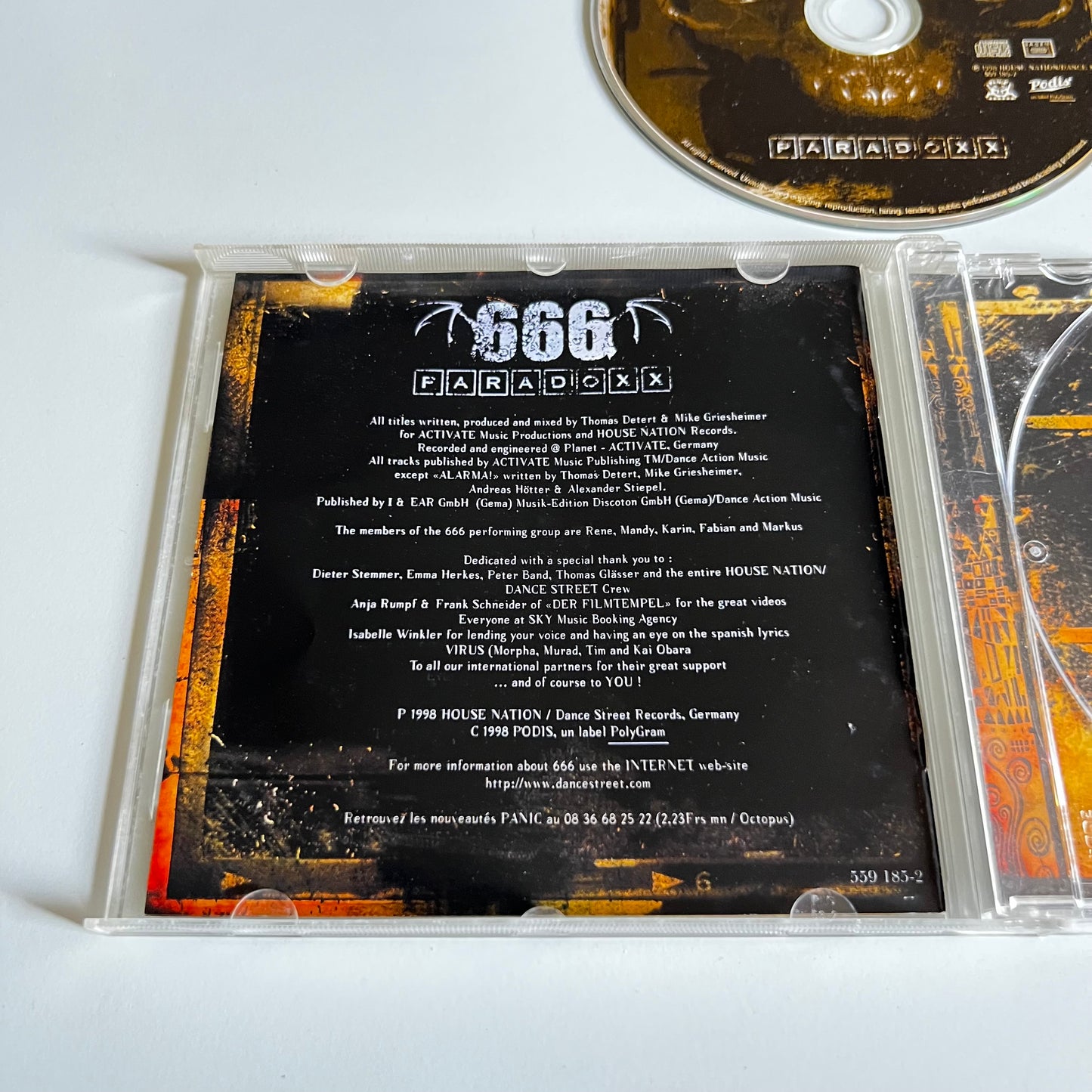 CD - 666 - Paradoxx - 1998