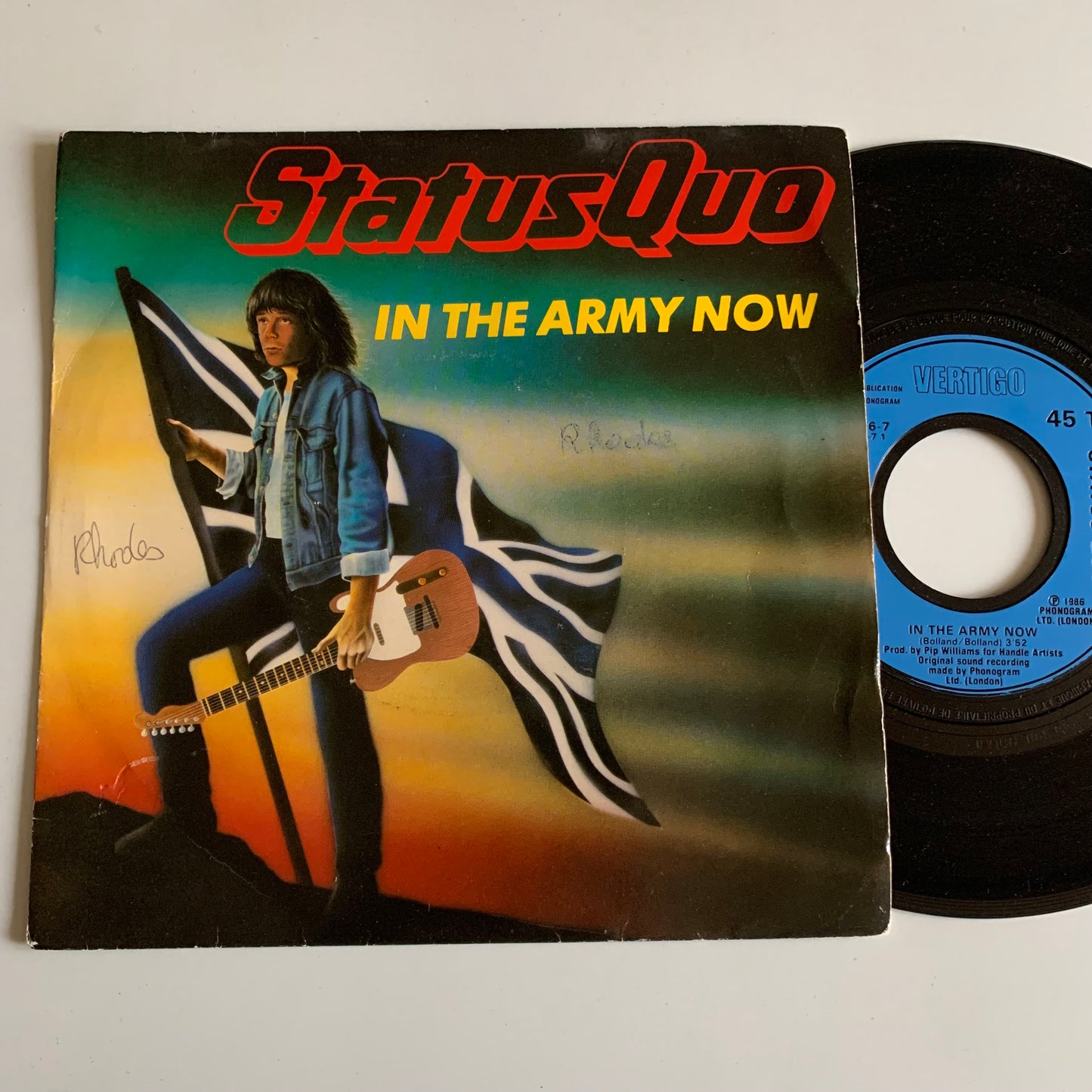 Status Quo - In The Army Now - Single 1986