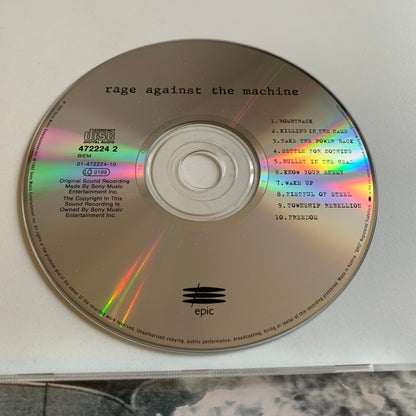 CD - Rage Against The Machine - 1992 Occasion