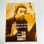 Affiche Originale Serge Gainsbourg  - Page de Magazine 30x23cm