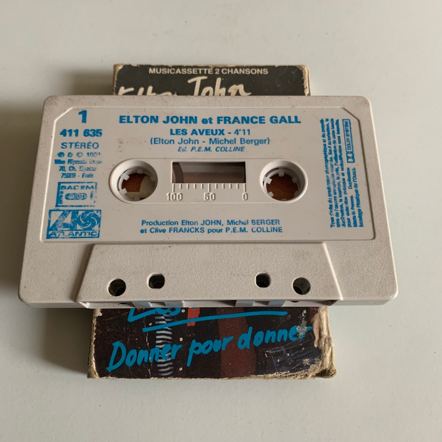 Elton John - France Gall - Les Aveux - Donner Pour Donner - Single 1981 Occasion