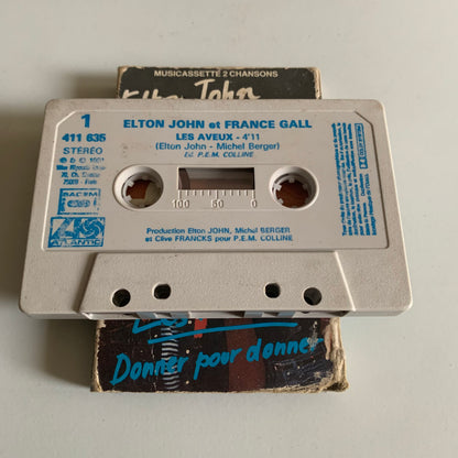 Elton John - France Gall - Les Aveux - Donner Pour Donner - Single 1981 Occasion